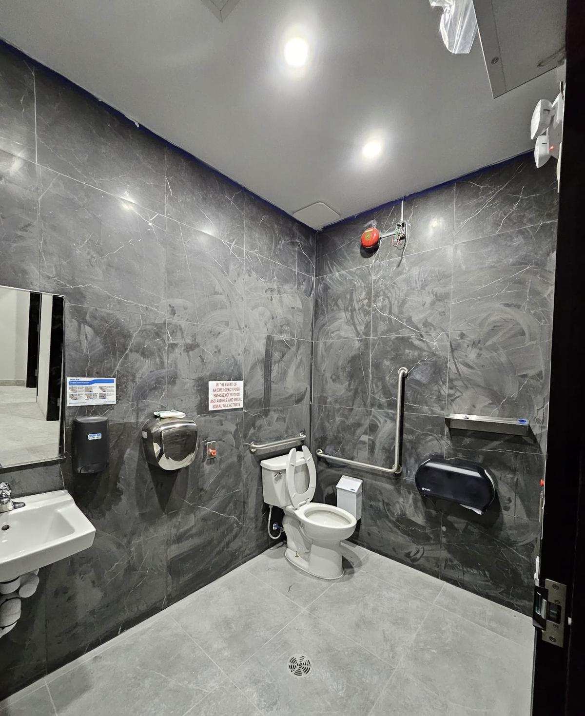 Professional tiling in a modern bathroom